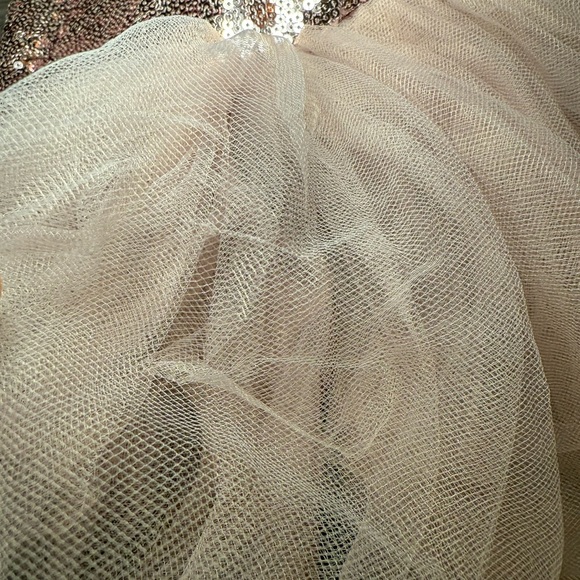 Formal Dress sequin/tutu Girls ribbon strap purplish - Picture 8 of 13